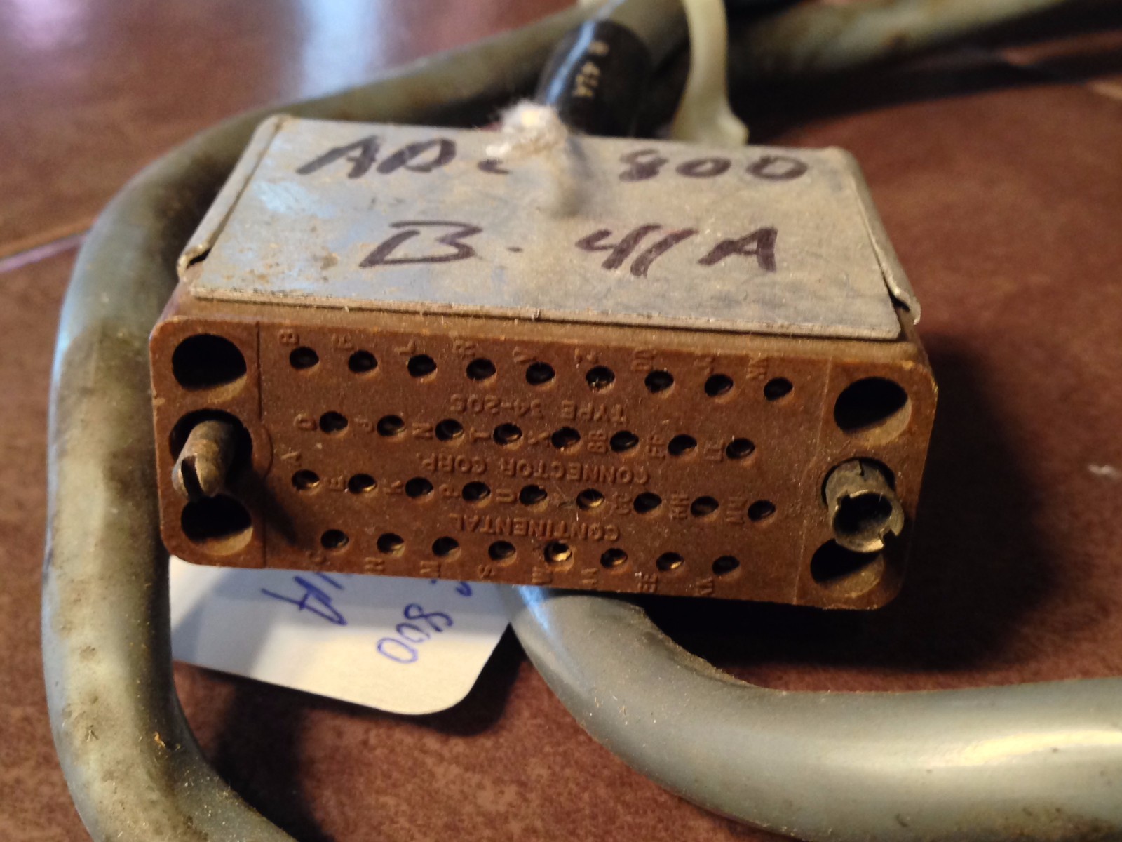 Cessna ARC B-41A Connector with wires.