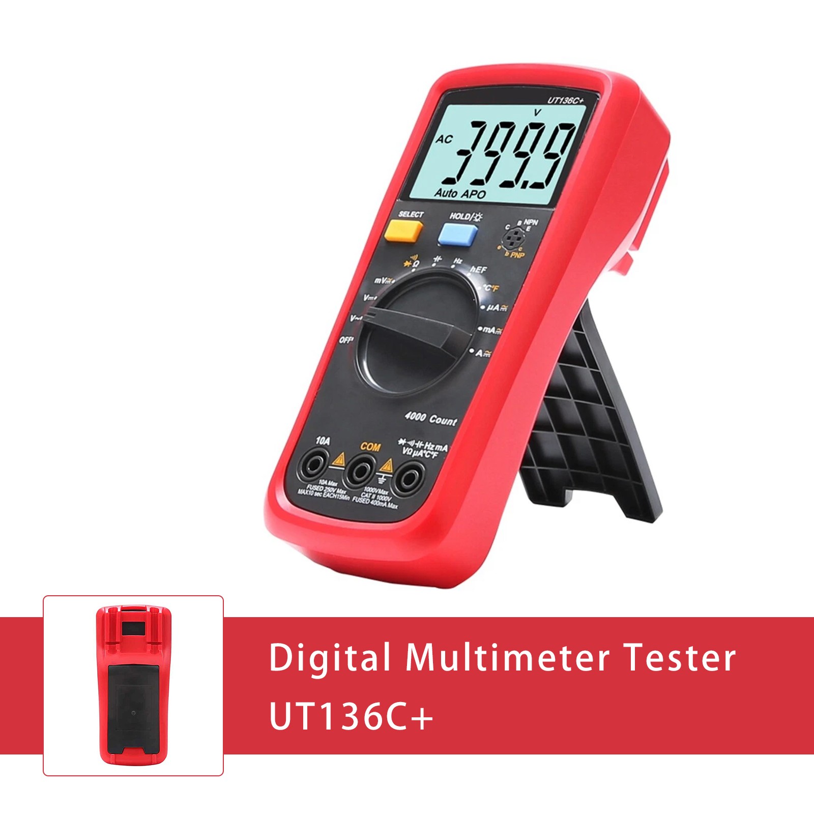 UT136C+ Multimeter Digital multimeter Tester AC DC Voltmeter Ammeter Ohm