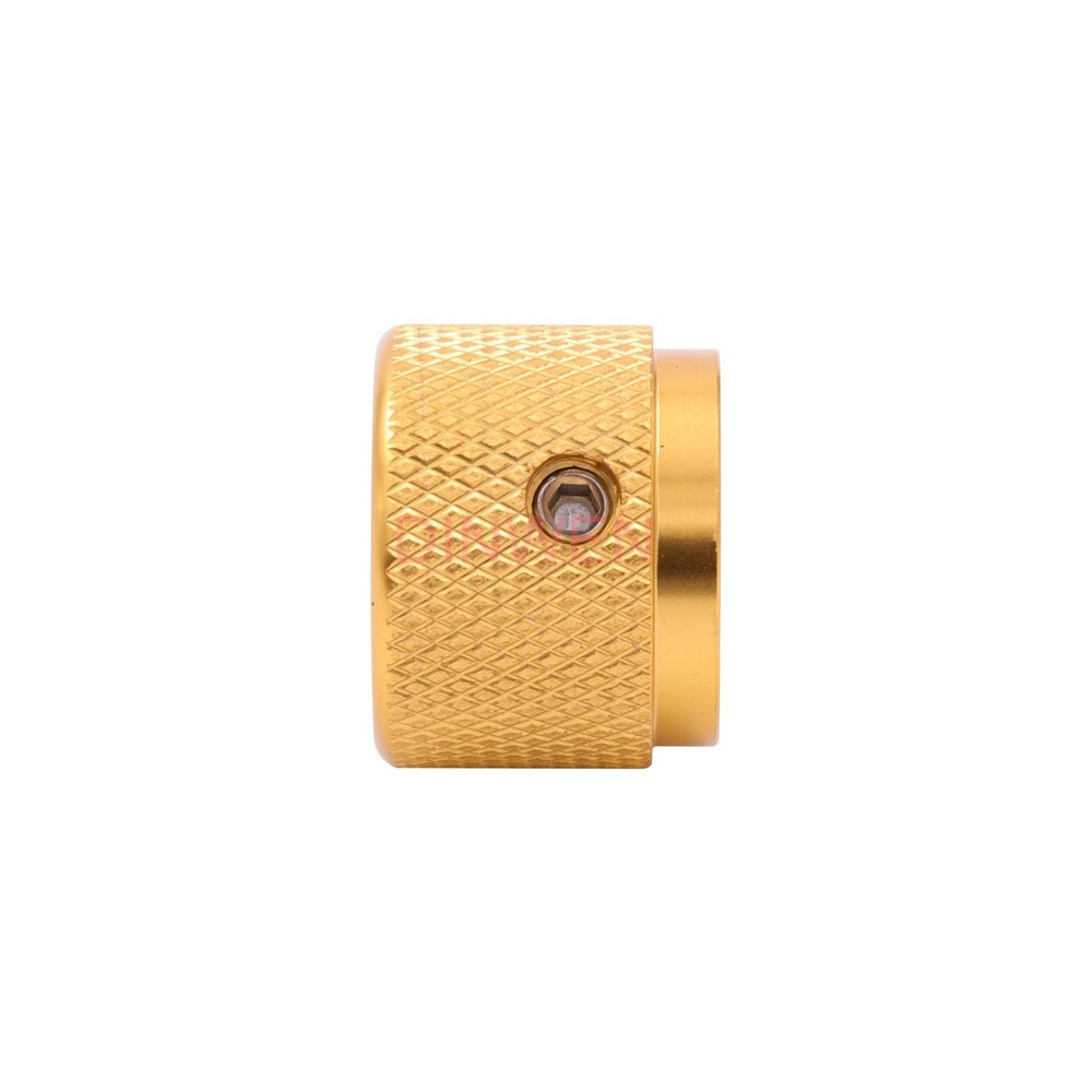 20x15.5mm Solid Full Aluminum Volume Knobs AMP Radio Potentiometer Buttons Gold