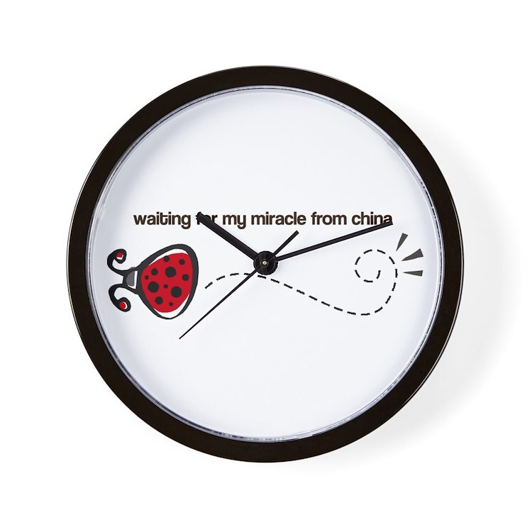 CafePress Waiting For My Miracle 10" Wall Clock (122039481)