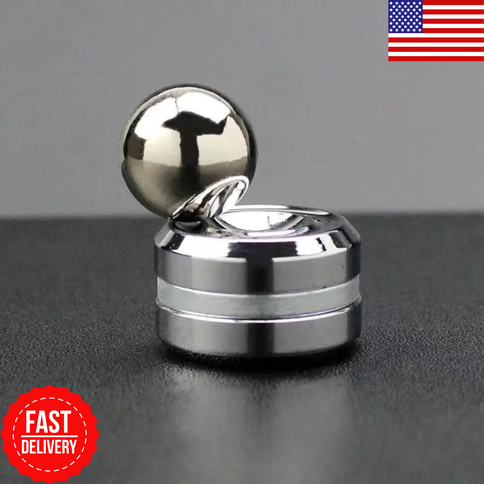 Metal Gyro Fidget Spinner Stress Relief Desk Toy Rotary Finger Spinner Gift