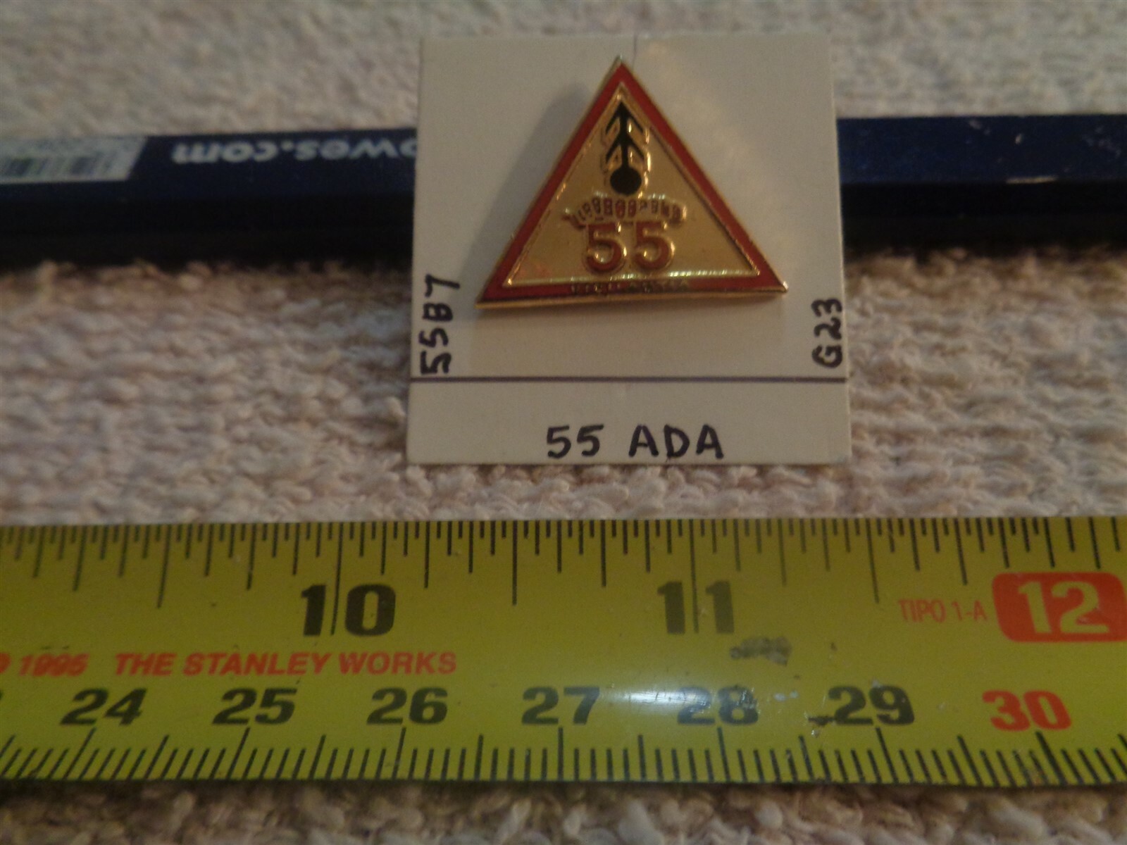 55th Air Defense Artillery G23 Unit Crest, DI, DUI (DRAW#91)