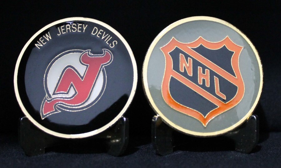 NHL NEW JERSEY DEVILS COLLECTIBLE CHALLENGE COIN NEW