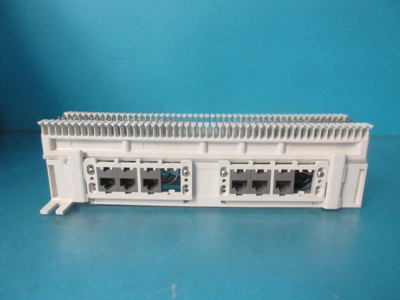 NEW SIEMON CO PUNCHDOWN PANEL S66M M25T68L125R-001 PREWIRED COMMUNICATIONS 50PIN