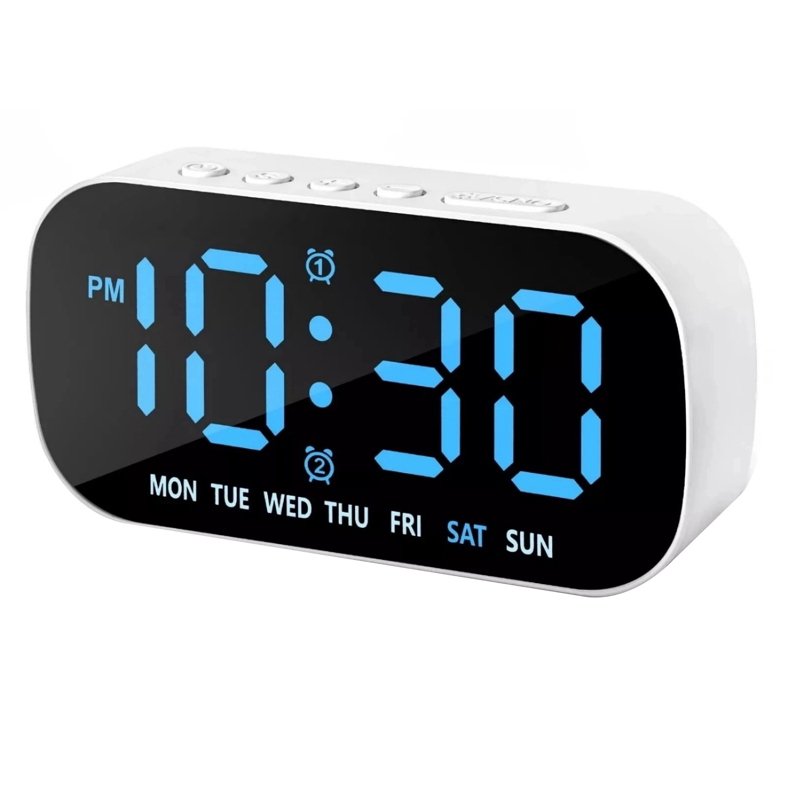 Auto Dimming Large LED Display Digital Alarm Clock With Snooze For Bedroom