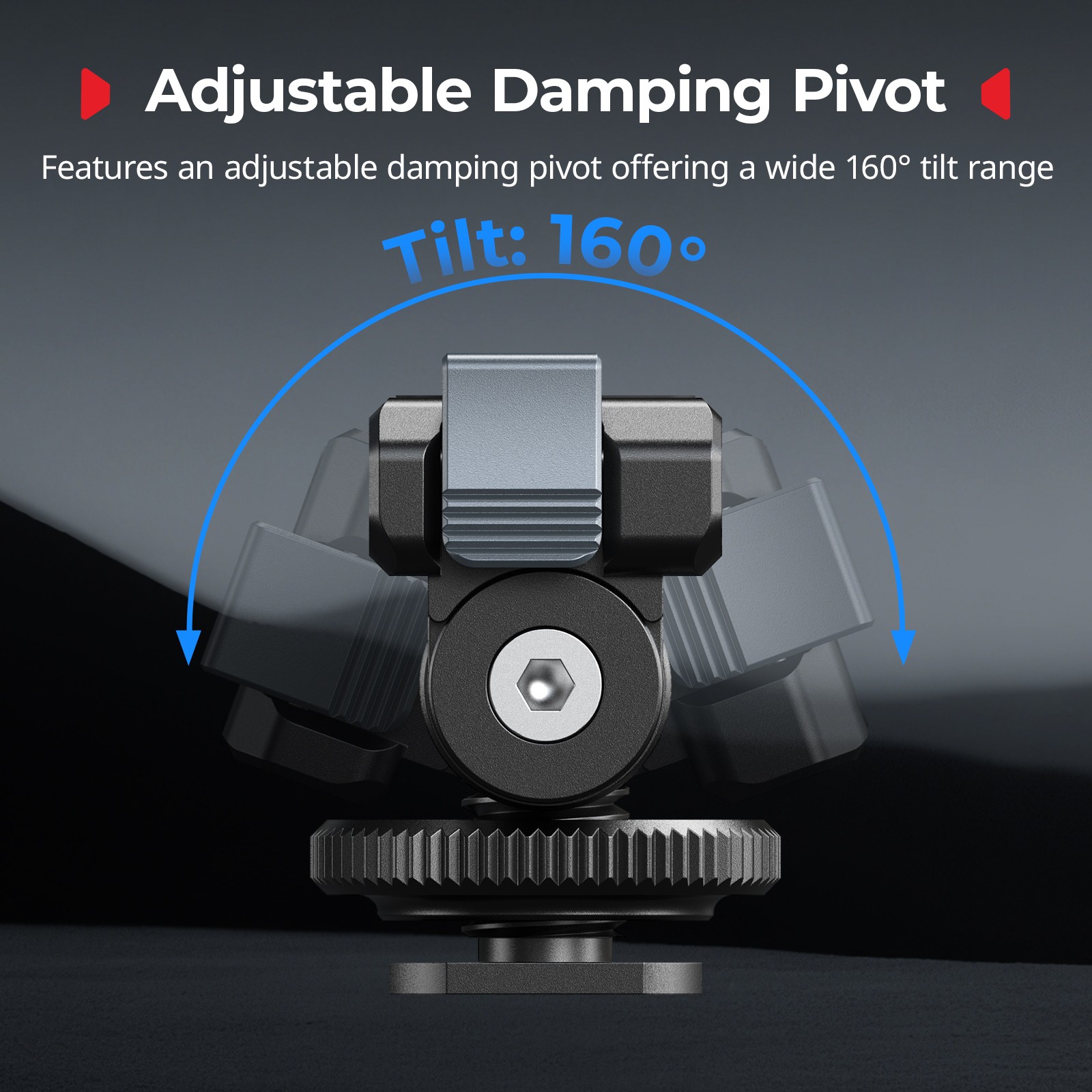 SmallRig Cold Shoe Adapter Mount for DJI Osmo 360/Action 5 Pro/4/3 Camera
