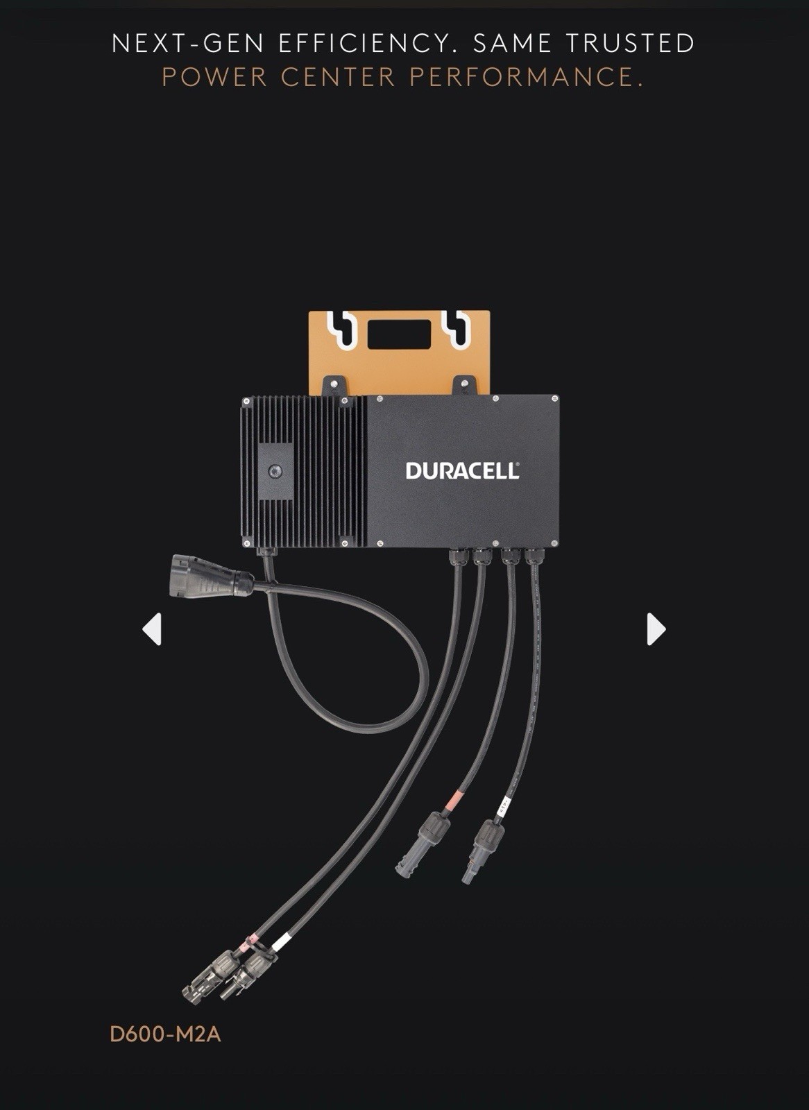 NEW SURPLUS Factory Sealed Box Duracell D600-M2A Dual Microinverter 5-Pack