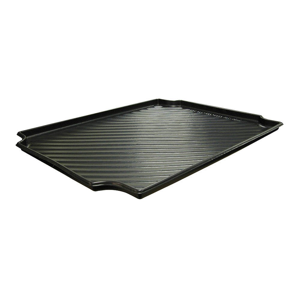 STRUCTURAL PLASTICS CT300124 Cntinmnt Try,Black/Black,For 24in Shf PK 5