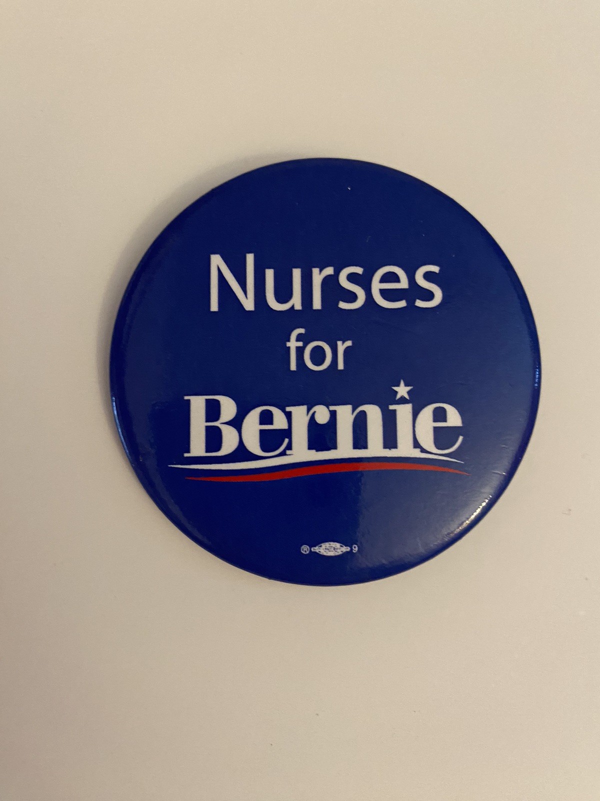 Nurses For Bernie Sanders Pin Back Button P82