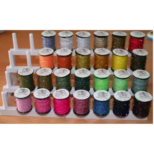 Rack for holding threads, spools, fly tying, crafting, thread holder