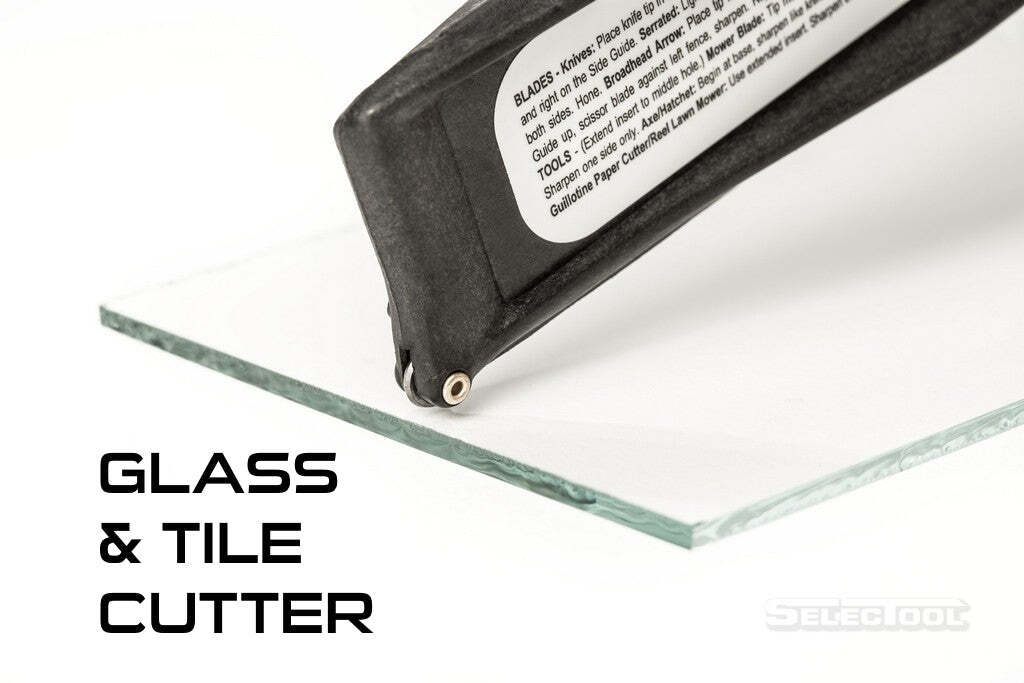 SELECTOOL Knife Sharpener 4-in-1, Master Kitchen Knife Sharpening Tool- USA Made