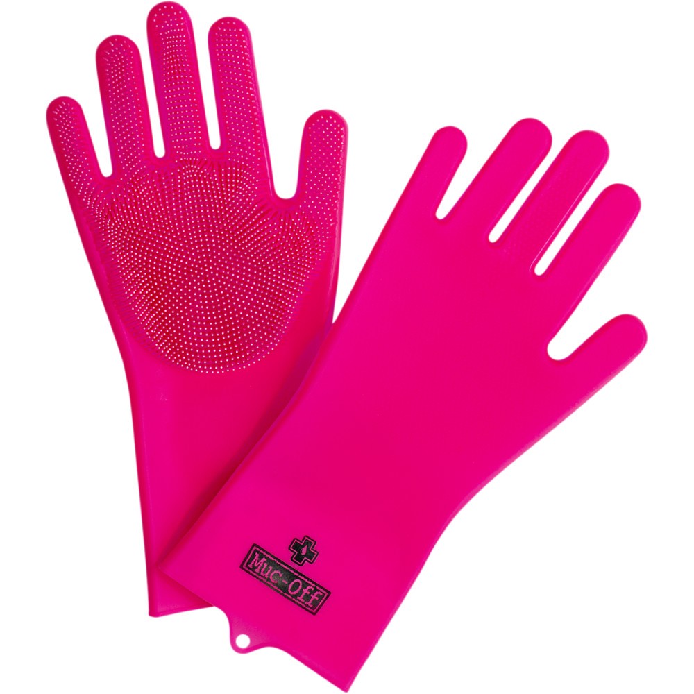 Muc-Off 20405 Deep Scrubber Womens Gloves Md Pink