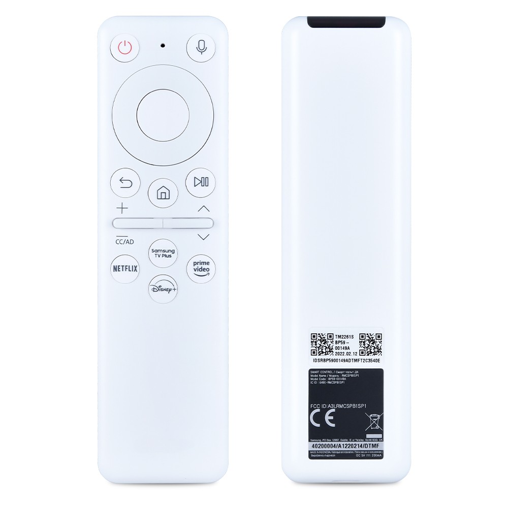 Solar Remote Control for SAMSUNG M8 Series 4K UHD Smart Monitor & Streaming TV