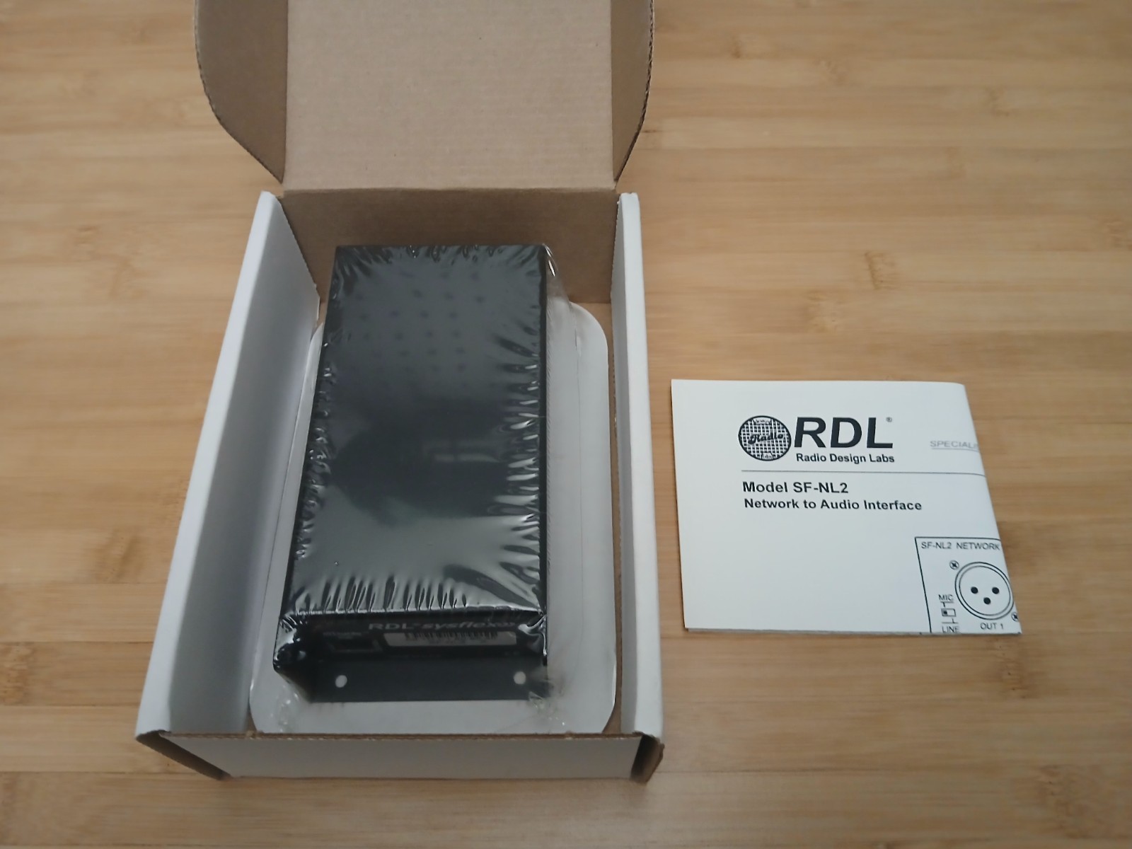RDL SF-NL2 Network to Audio Interface, Dante Audio Device