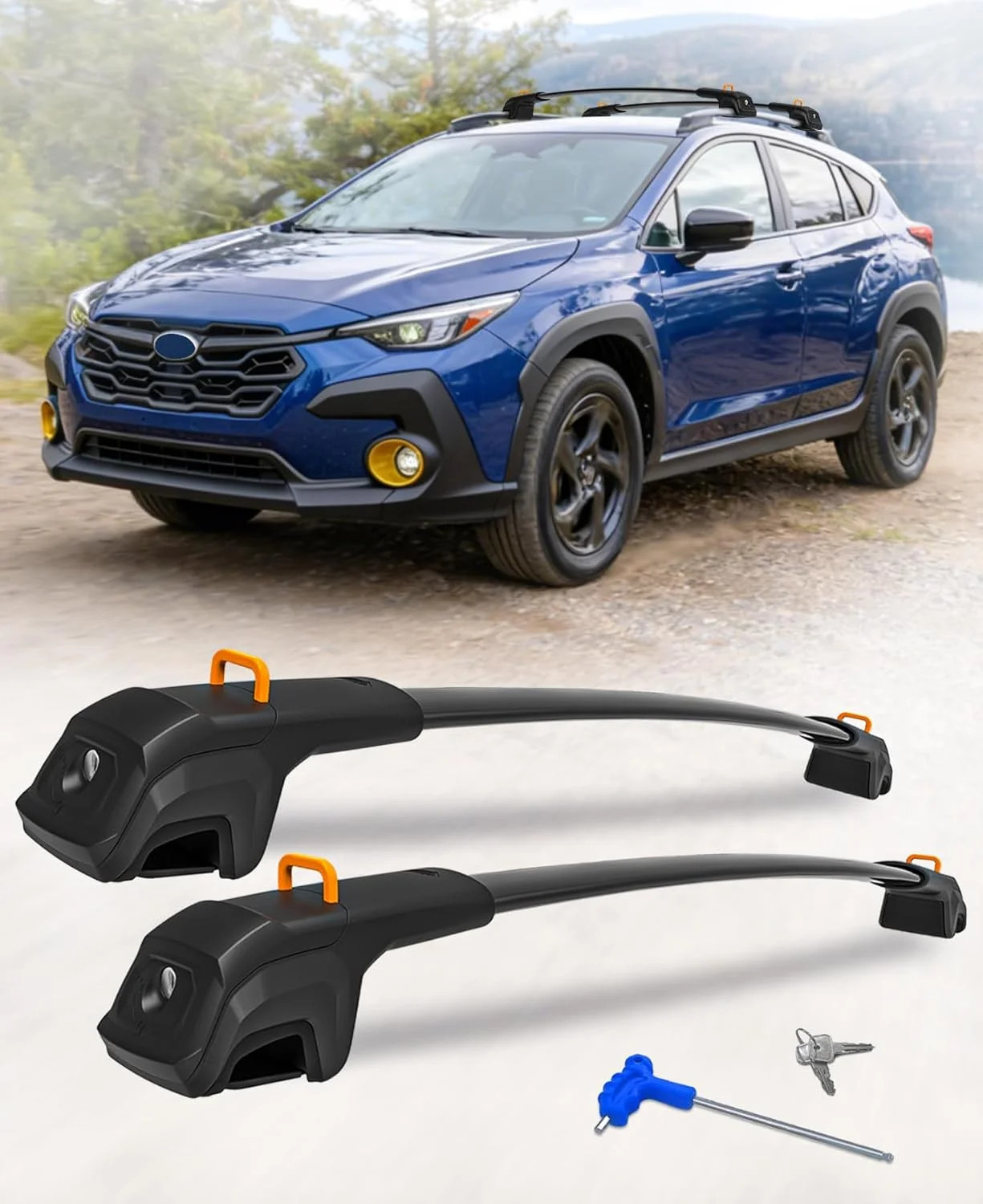 Roof Cross Bars 360lbs Compatible with Subaru Crosstrek 2024-2026 | (Not for Wil
