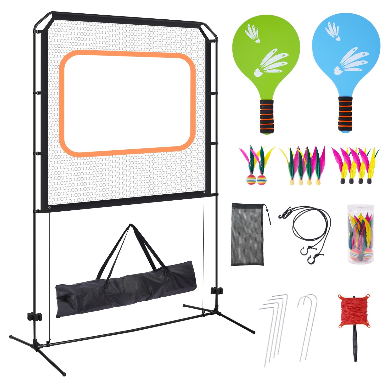 Portable Multi-Sport Paddle Set-Outdoor Family Games for Beach