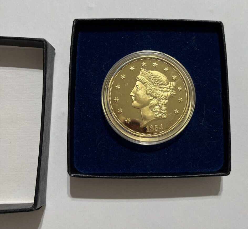 1854 13 STAR LIBERTY 20 DOLLAR COIN "COPY"