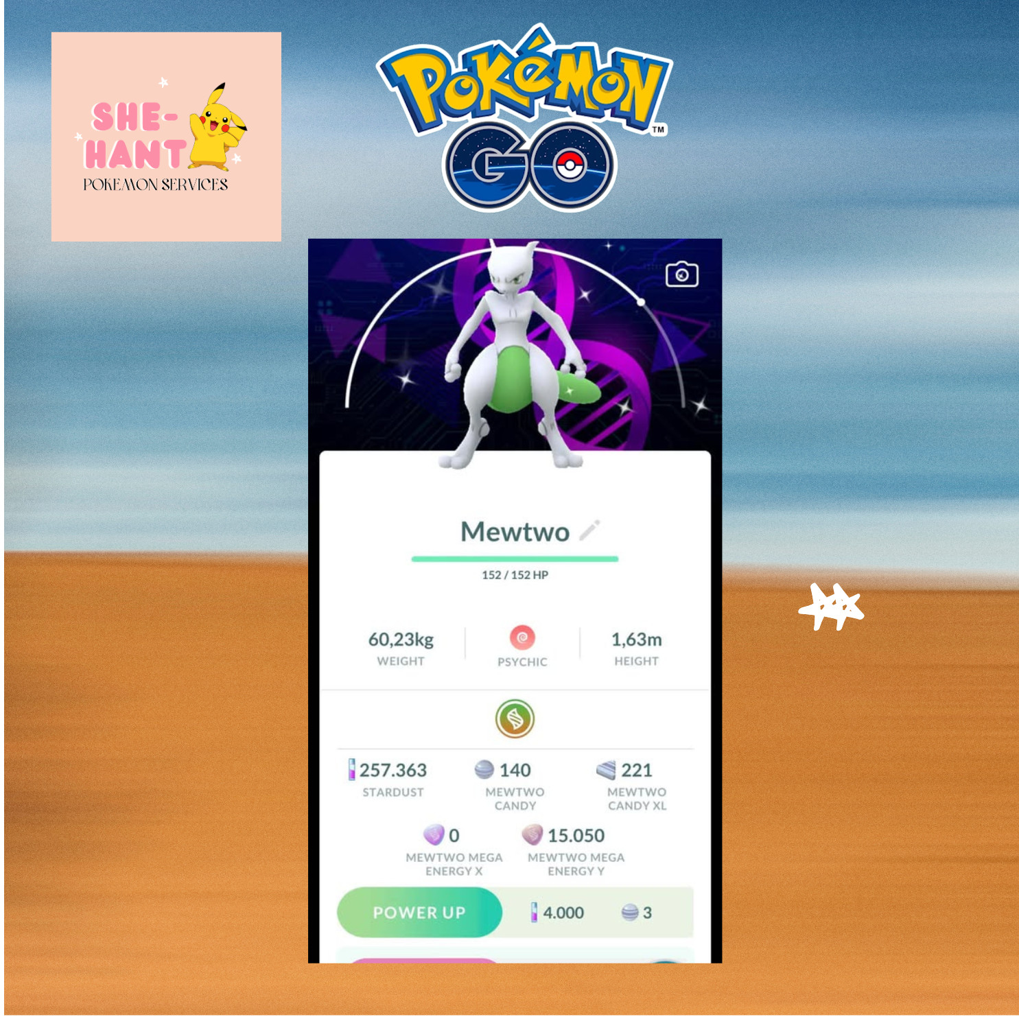 Pokémon go❖Shiny Mewtwo Global Background❖Gofest 2026❖❖Digital