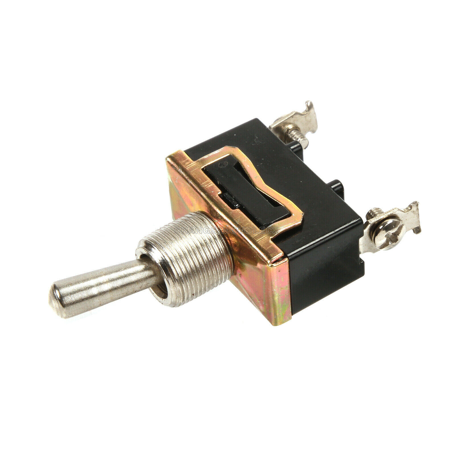 5pcs E-TEN1021 2Pin Toggle Flick Switch SPST ON-OFF Car Dash Light Metal-