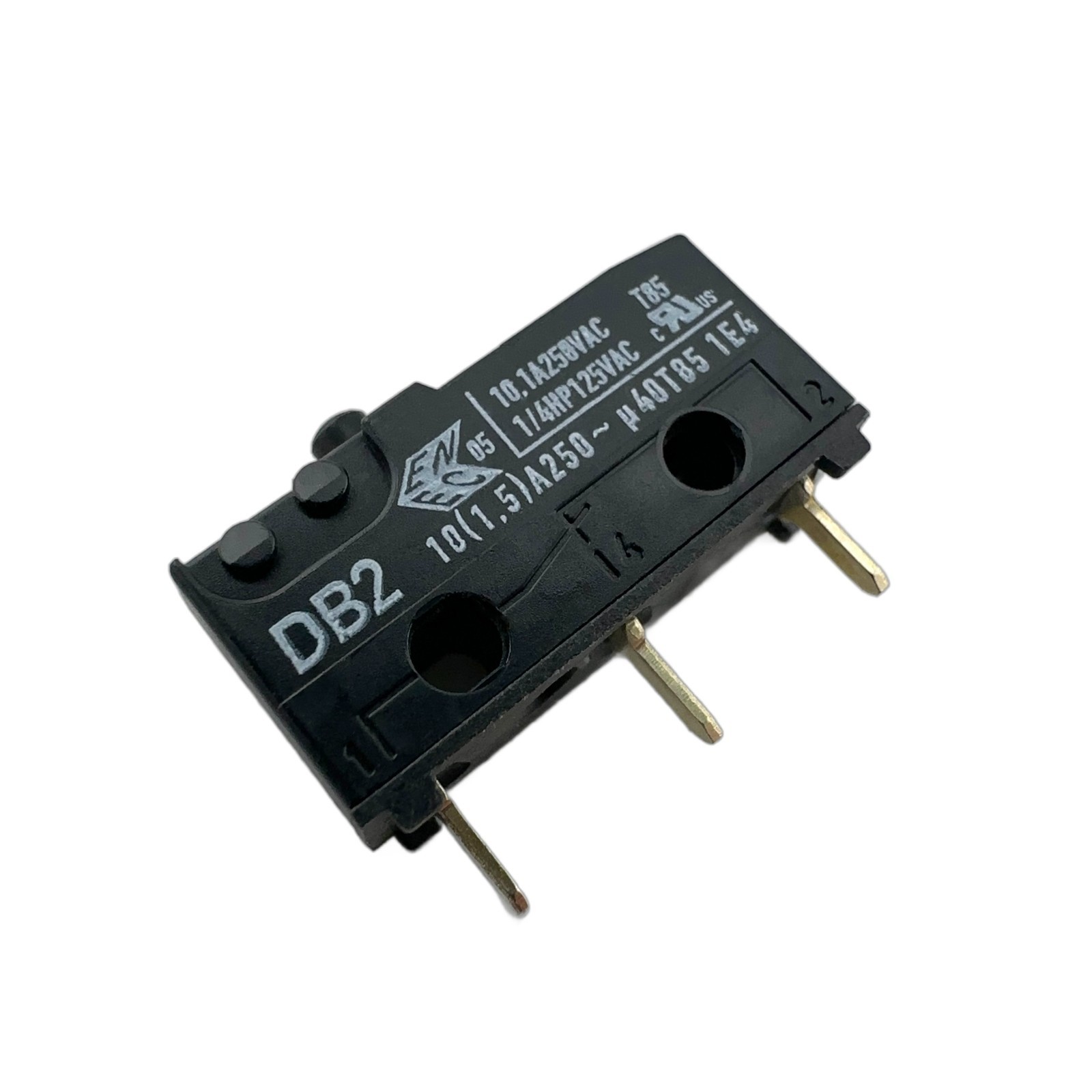 CHERRY ZF DB2 Micro Switch Reset Black Button 3-Pin 10.1A 250VAC