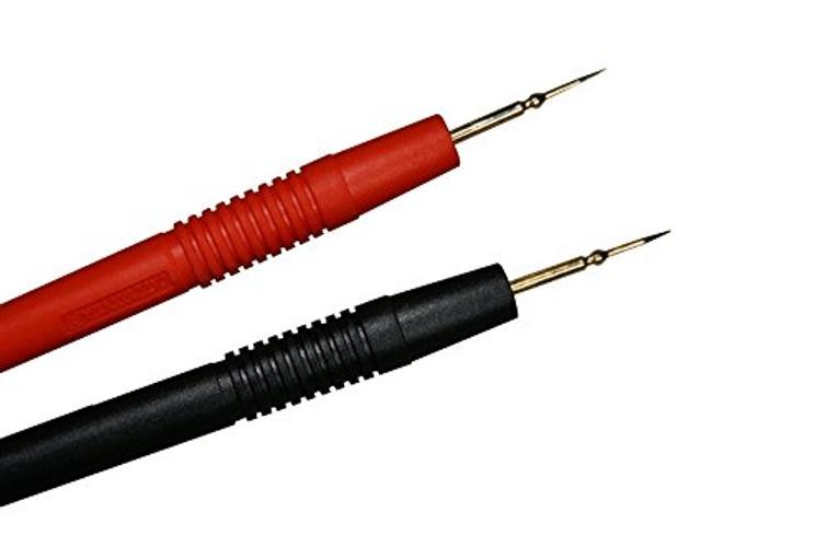 Test Probe for DMM Digital Multimeter Needle Point Gold-Plated 1000V 10A 35″