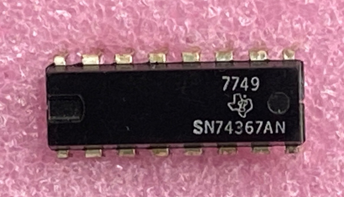 Texas Instruments SN74367AN hex buffer and line driver Integrated Circuits