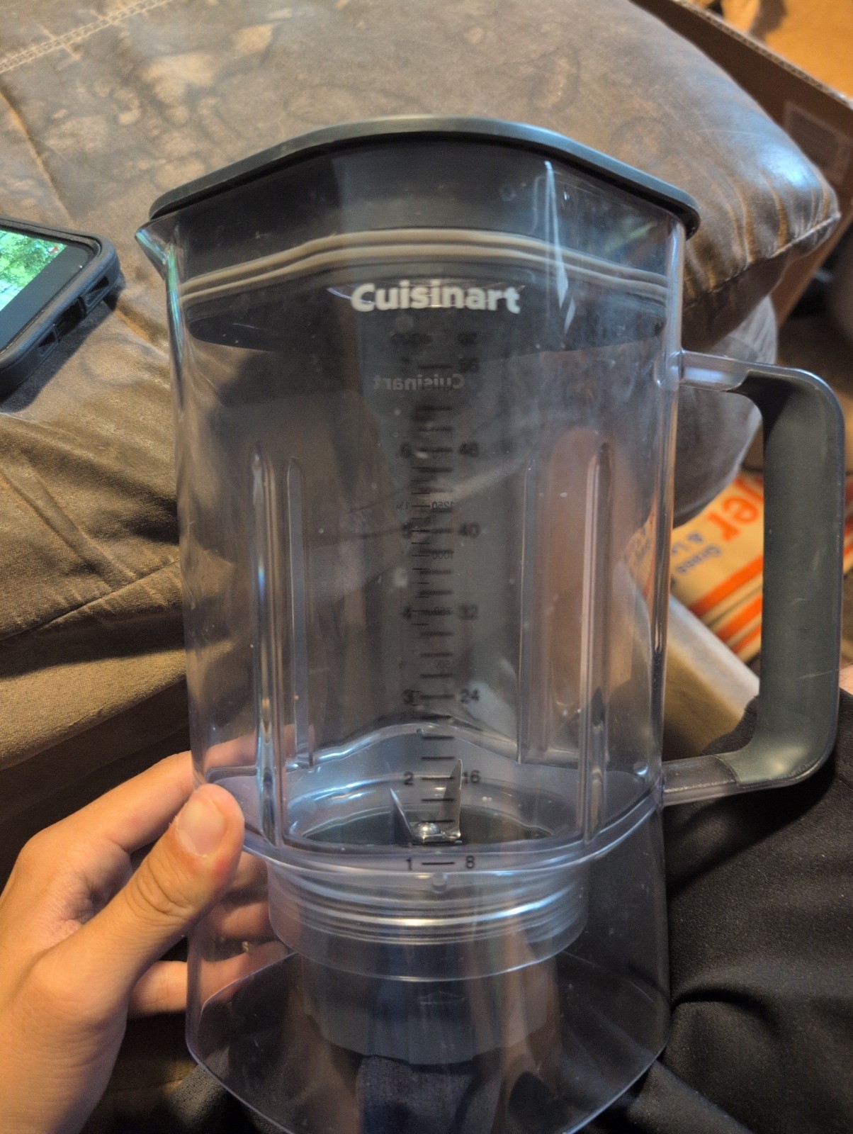 Cuisinart Blender Pitcher For Velocity Ultra Replacement Blade Lid 56oz BTC-650