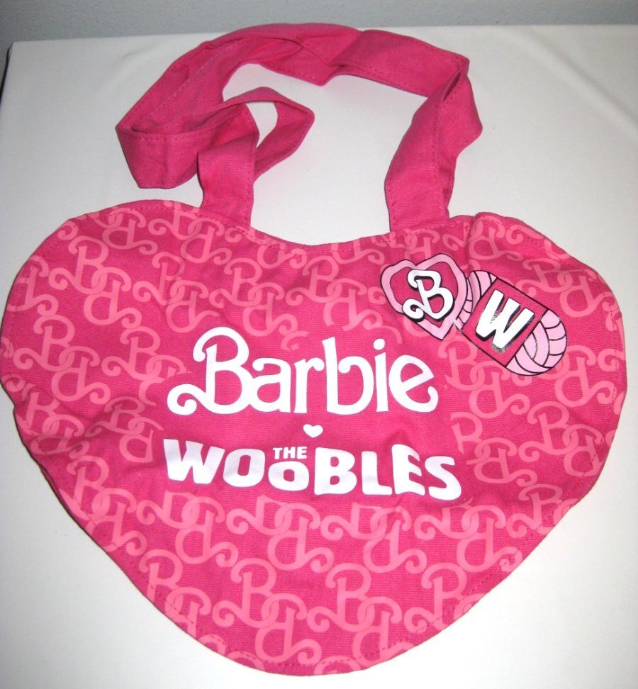 The Woobles BARBIE'S Pink TOTE BAG From Dreamhouse Collector's Set TOTEBAG