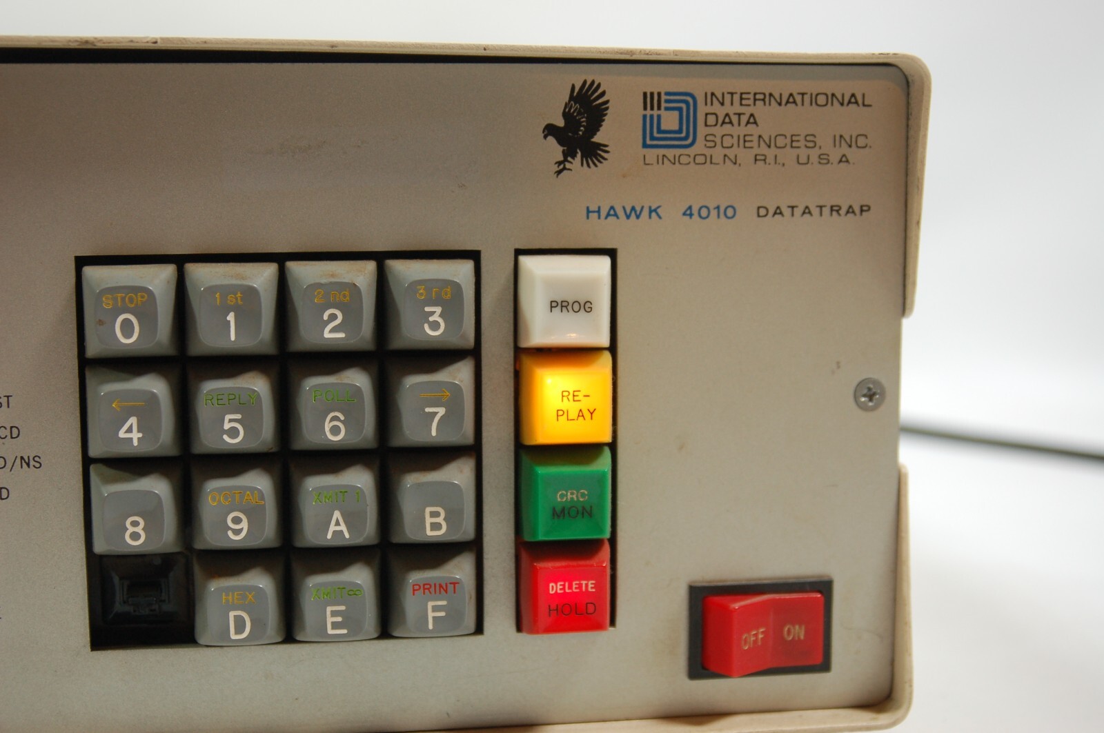 Vintage 1981 International Data Sciences Hawk 4010 Datatrap 5" CRT Power Tested