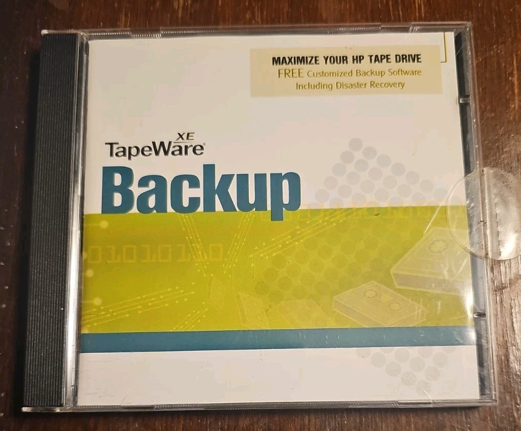 C1529-10019 ~ TapeWare Backup ~ Yosemite Techologies ~ 2003 ~ CD