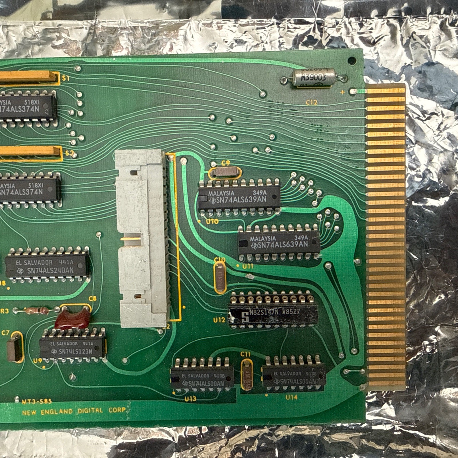 New England Digital Synclavier MT3 Multichannel Distributor Bin Card