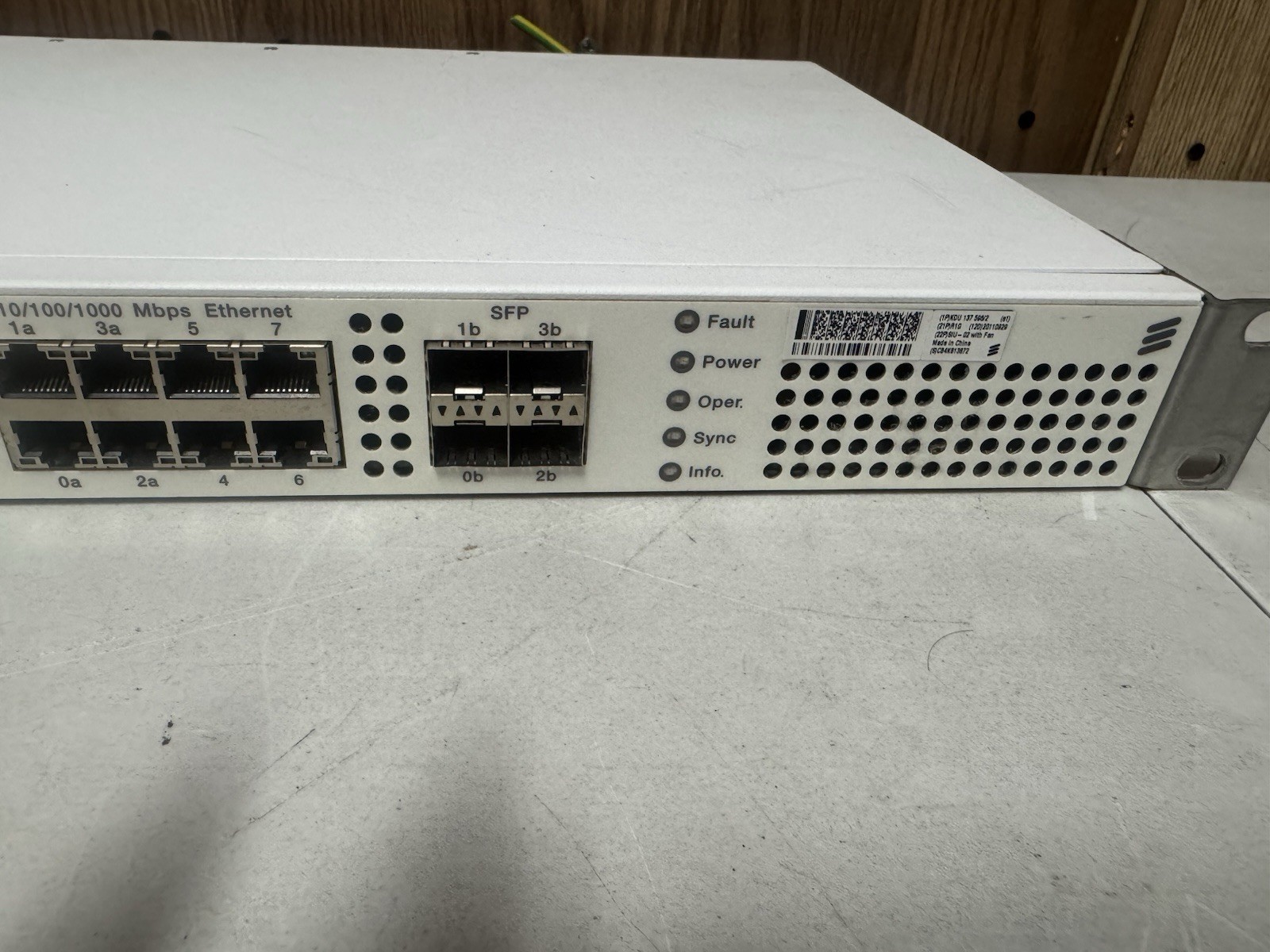 Ericsson SIU-02 KDU 137 596/2 Rackmount Unit Untested As-Is