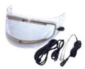 G-Max G078017 Double Lens Electric Shield for G-Max Helmet - Tint