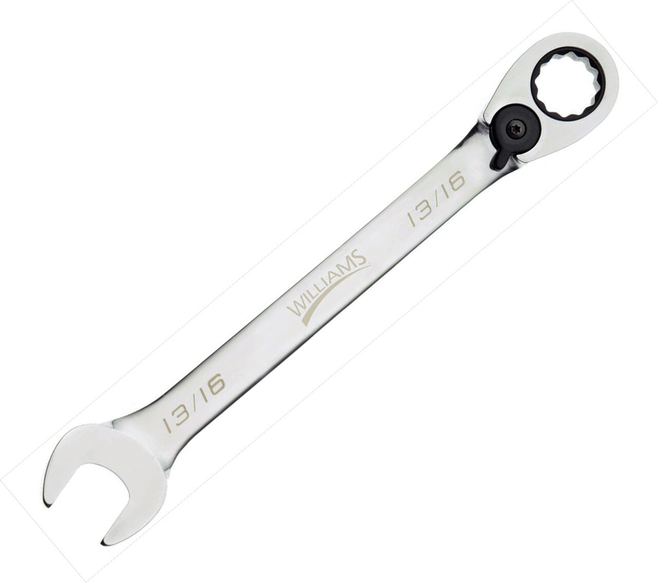 1/4" Reversible 12pt Ratcheting Combo Wrench. Williams # JHW1208RC