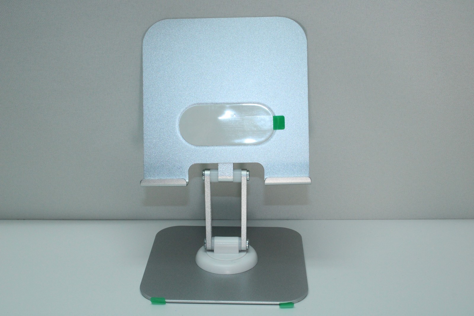 LISEN Q18 Desktop Tablet Stand Silver Foldable Aluminum Holder 2E559
