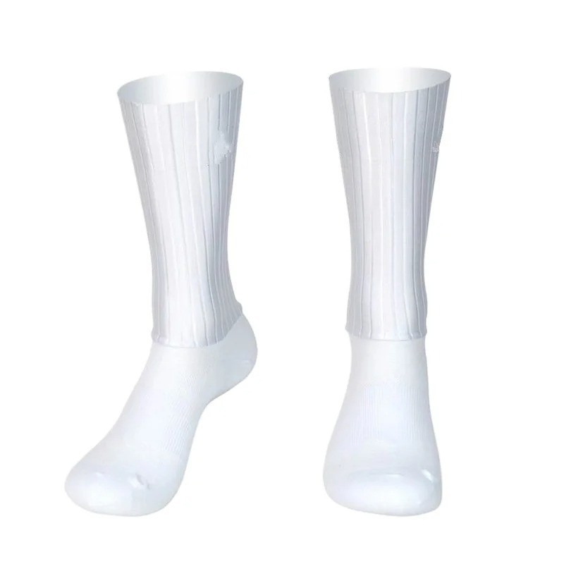 Aero Cycling Socks Men Anti Slip Silicone Summer Bike Running Sports Socks