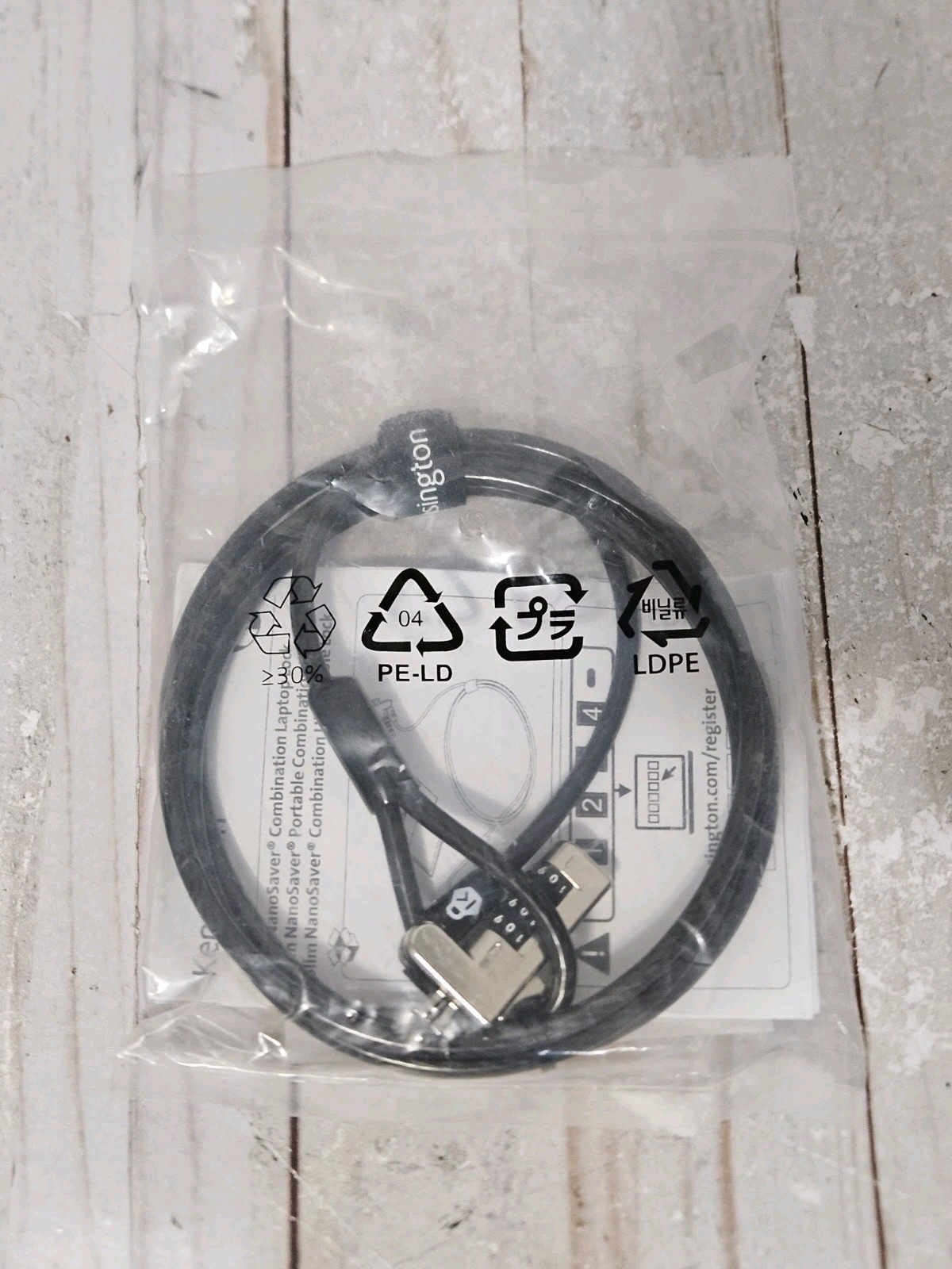 Kensington Slim NanoSaver Combination Laptop Lock K60603WW New