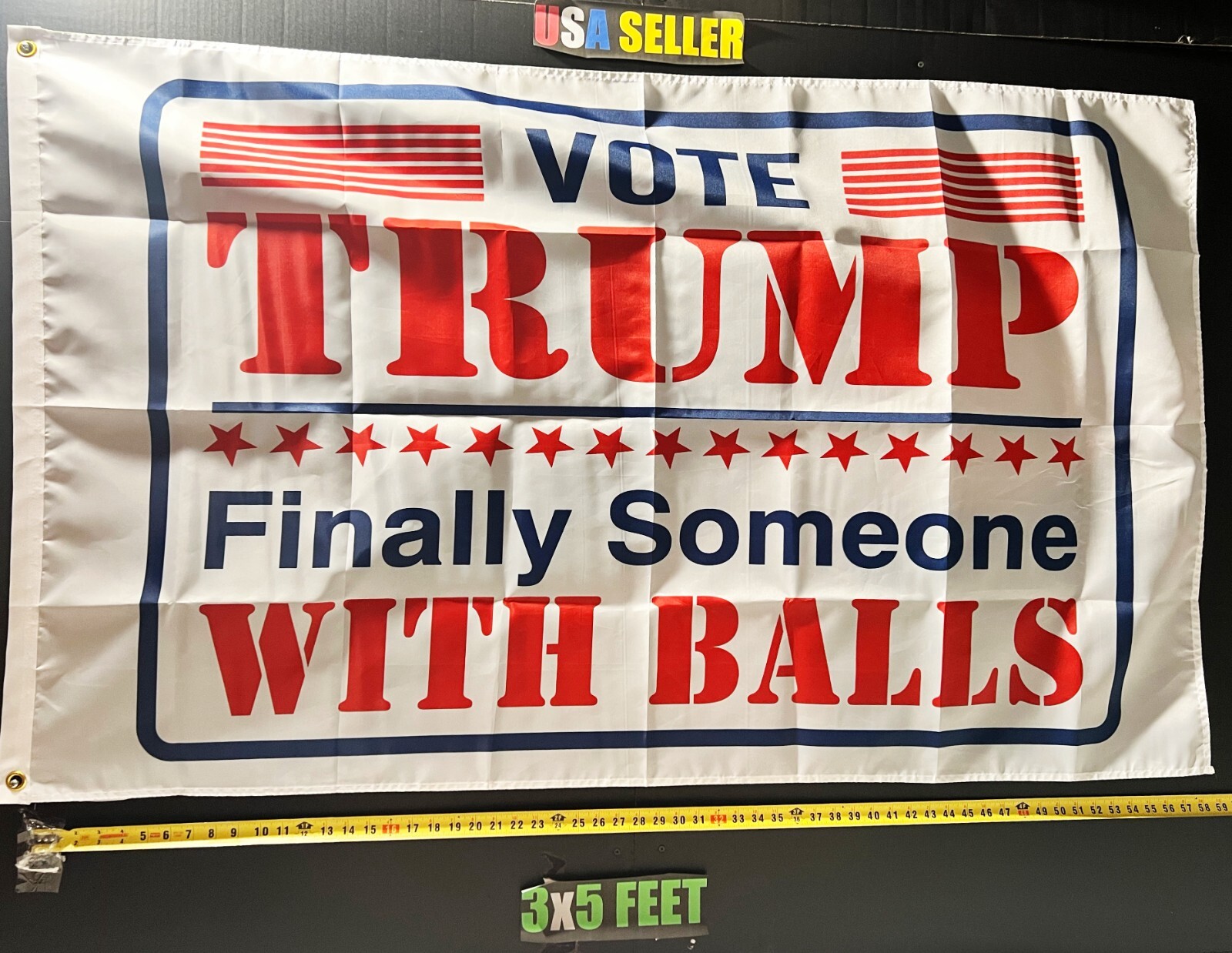 Donald Trump Flag FREE USA SHIP FSWSBW Desantis Save America Vivek USA Sign 3x5