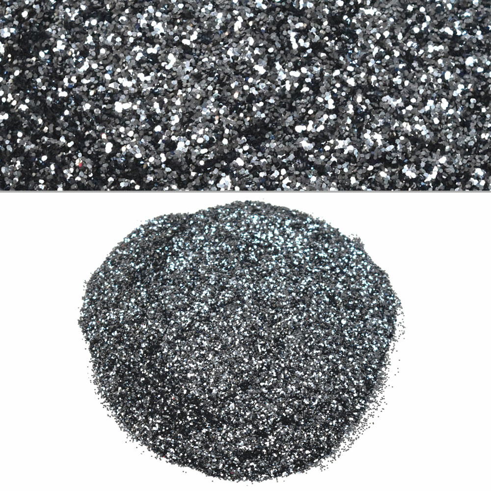 Boat Auto Motorcycle Truck Metal Glitter Flake | Dark Silver (8oz)