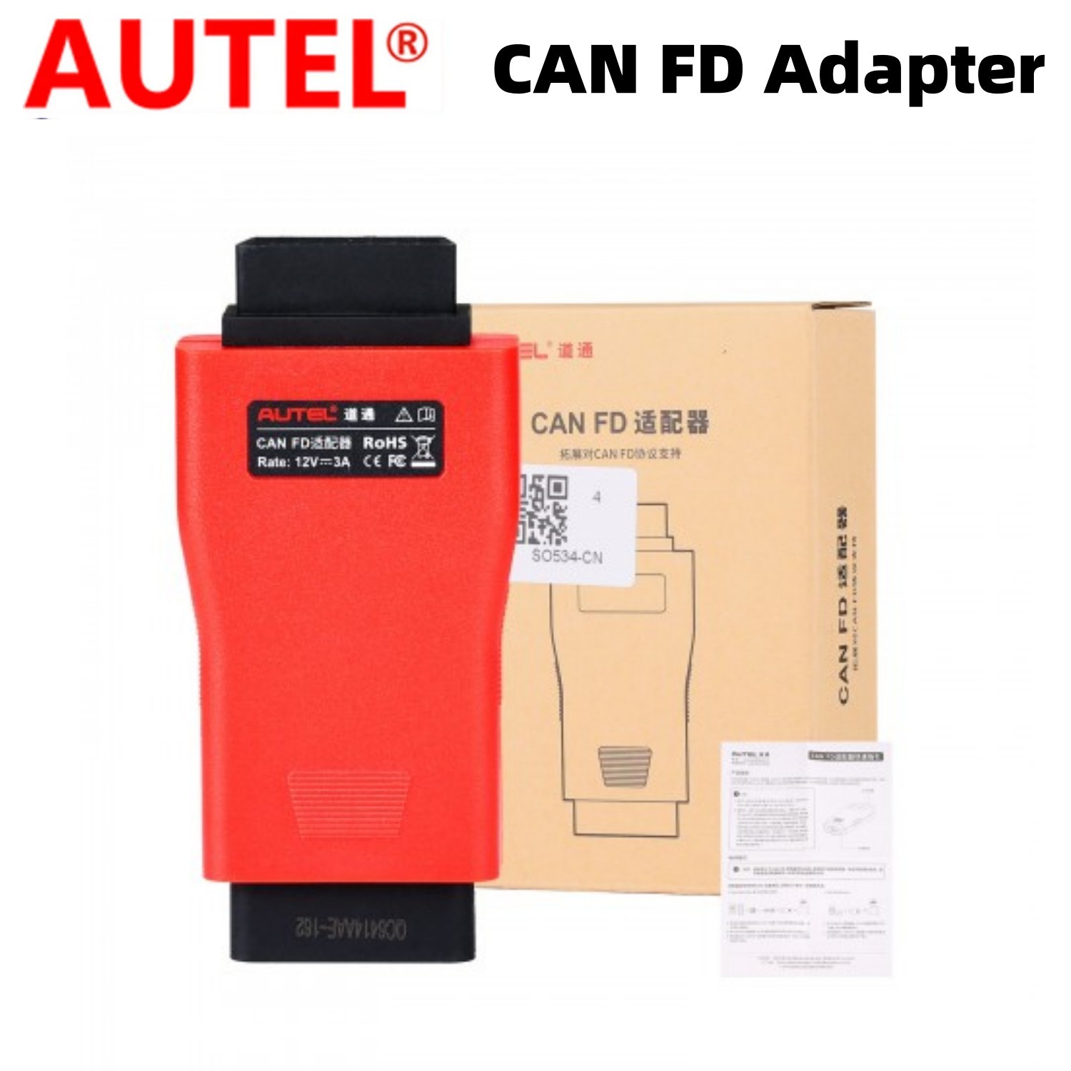 Autel CAN FD Adapter Work with VCI Connector for MaxiSys Series Diagnostic Tool