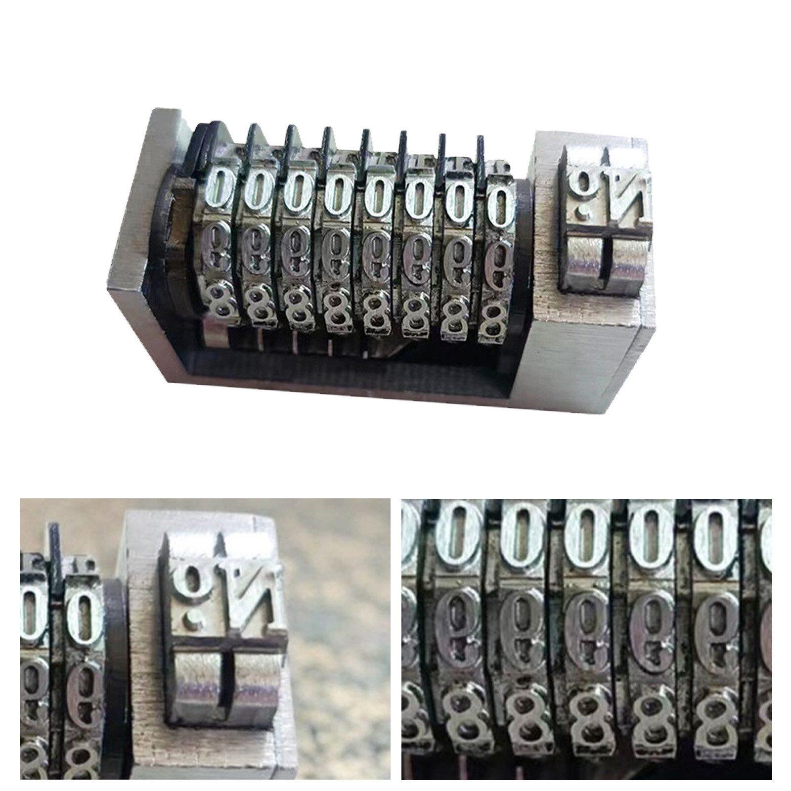 6 Digits Numbering Machine Forward for Letterpress Number Coding 4X8 Cicero
