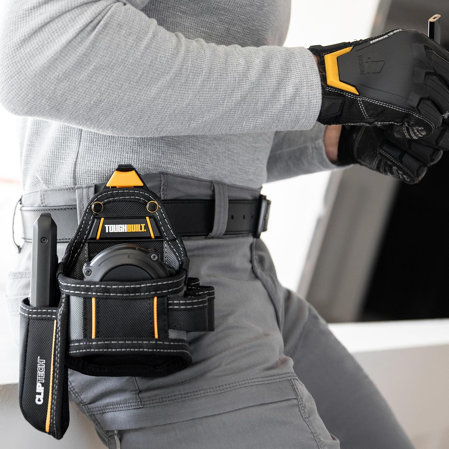 Cliptech Series - Utility Pouch, Heavy-Duty Tool Pouch with Multiple Pockets, Se