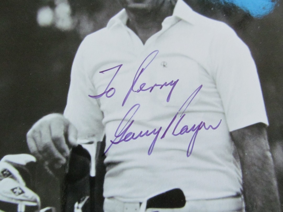 GARY PLAYER AUTOGRAPHED PHOTO