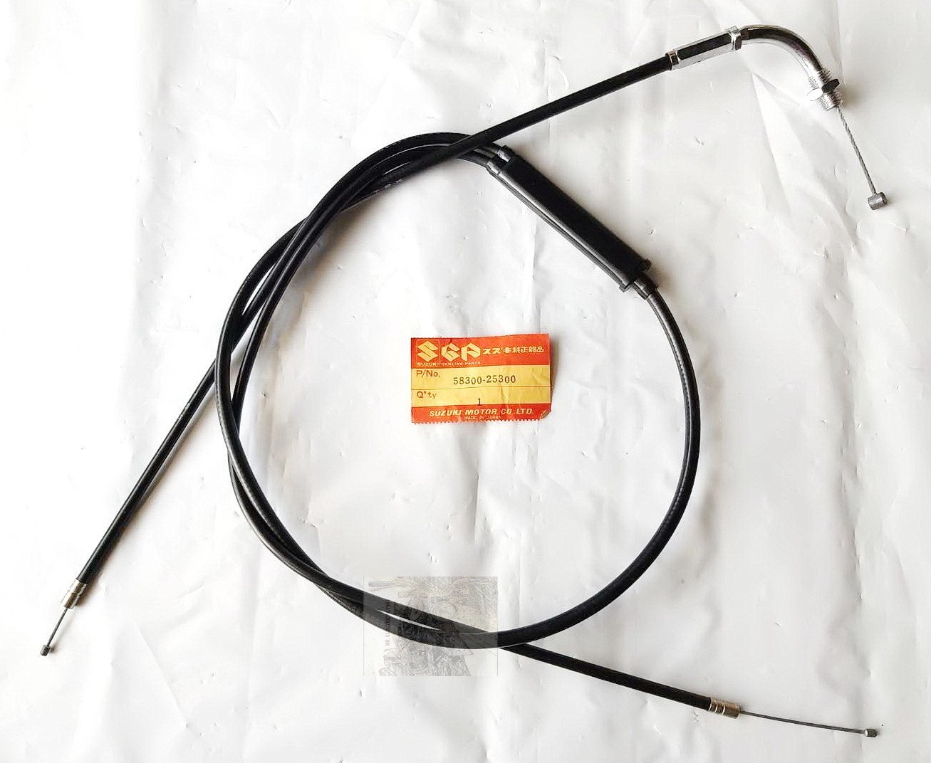 Suzuki TS100 TC100 K/L/M/A/B (1973-1977) Dual Throttle Cable Nos