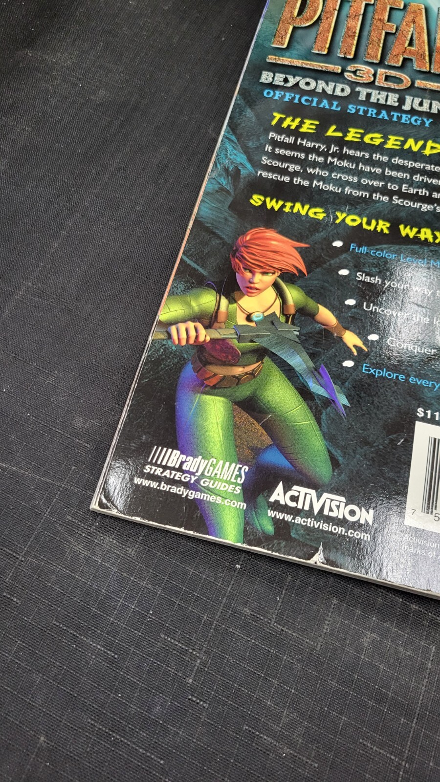 PITFALL 3D BEYOND THE JUNGLE PS1 PLAYSTATION BRADY VIDEO GAME STRATEGY GUIDE