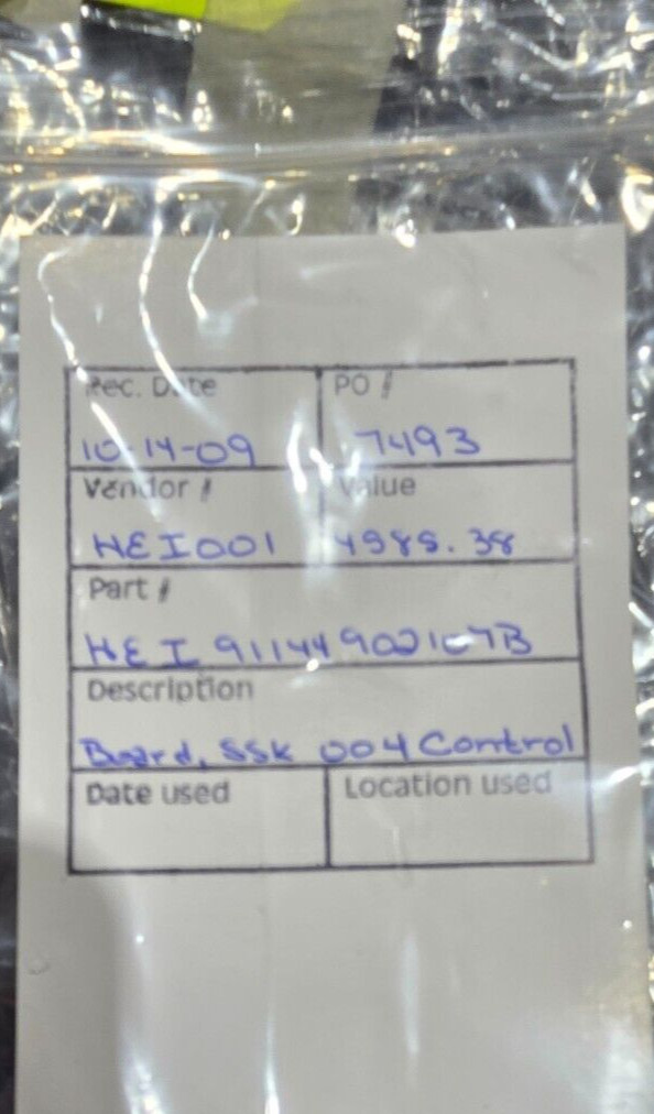Heidelberg SSK 004 Control Board 91144902107B Surplus