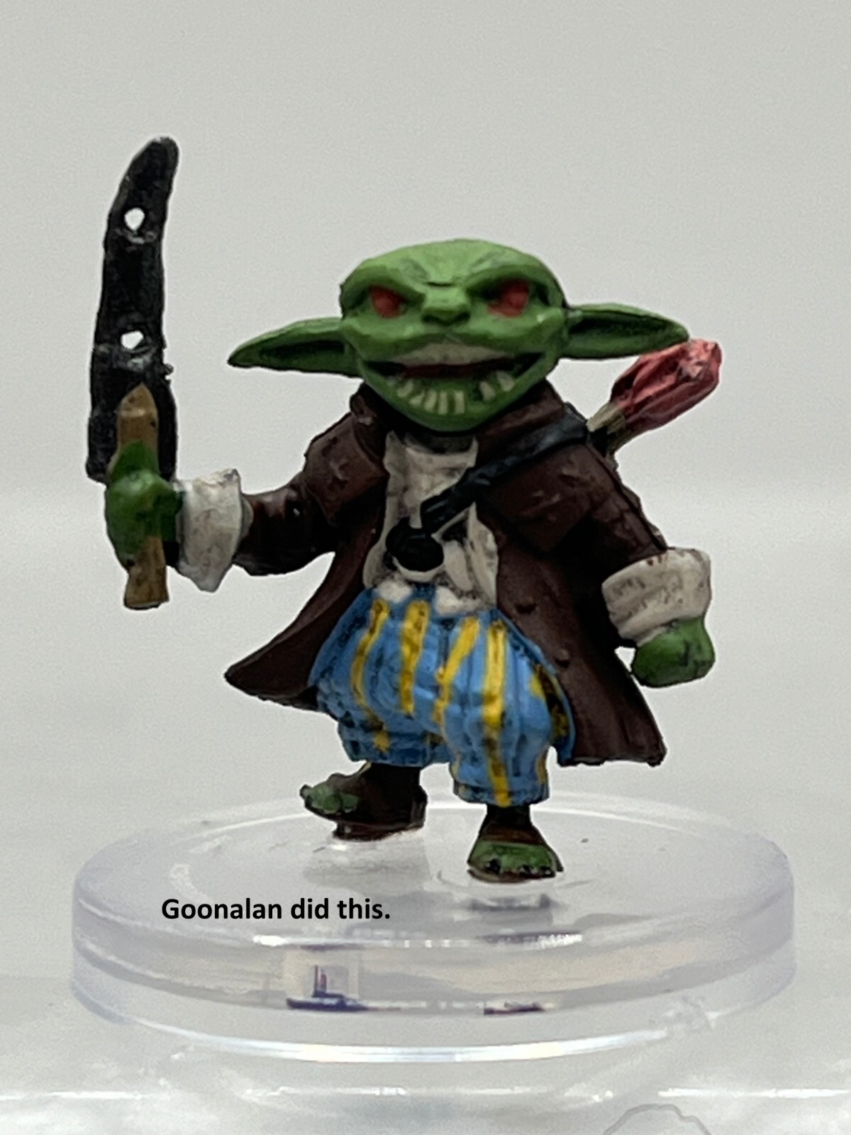 D&D Pathfinder Mini Bestiary Unleashed 02 Goblin Warchanter Dogslicer
