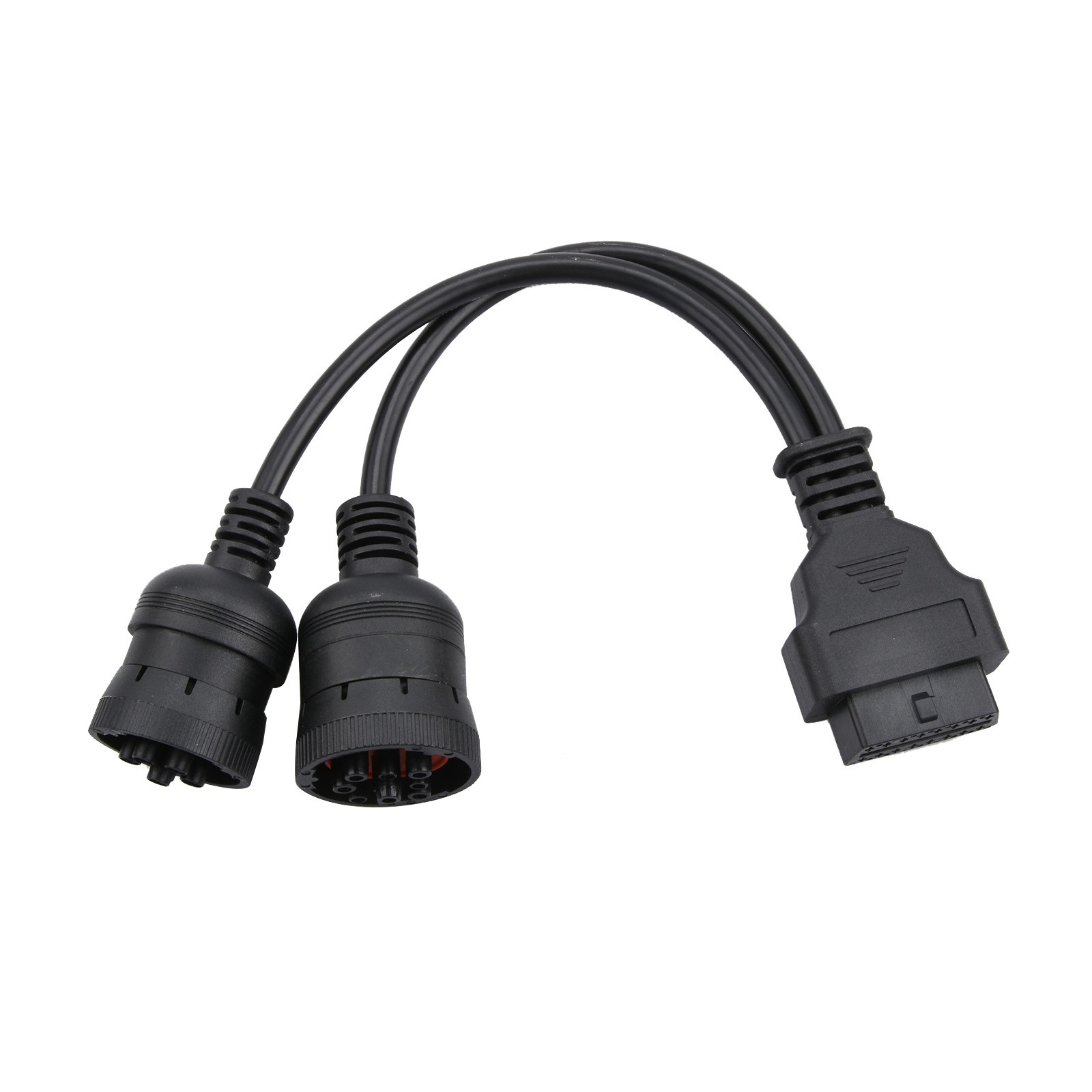 6+9 Pin To 16 Pin OBD II Diagnostic Cable For Cummins Heavy Diesel Truck UL2464