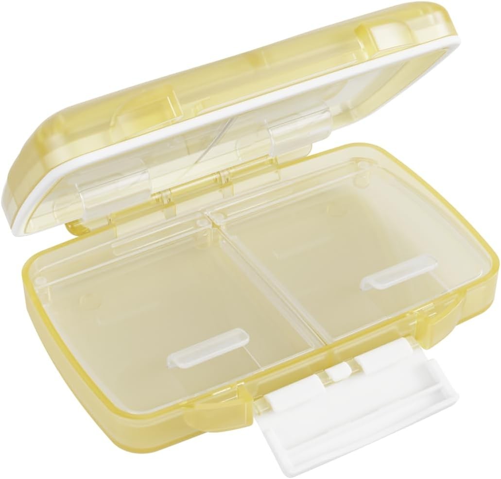 EZY DOSE Moisture-Proof Pill Case, Medicine Planner, Vitamin Small, Cream