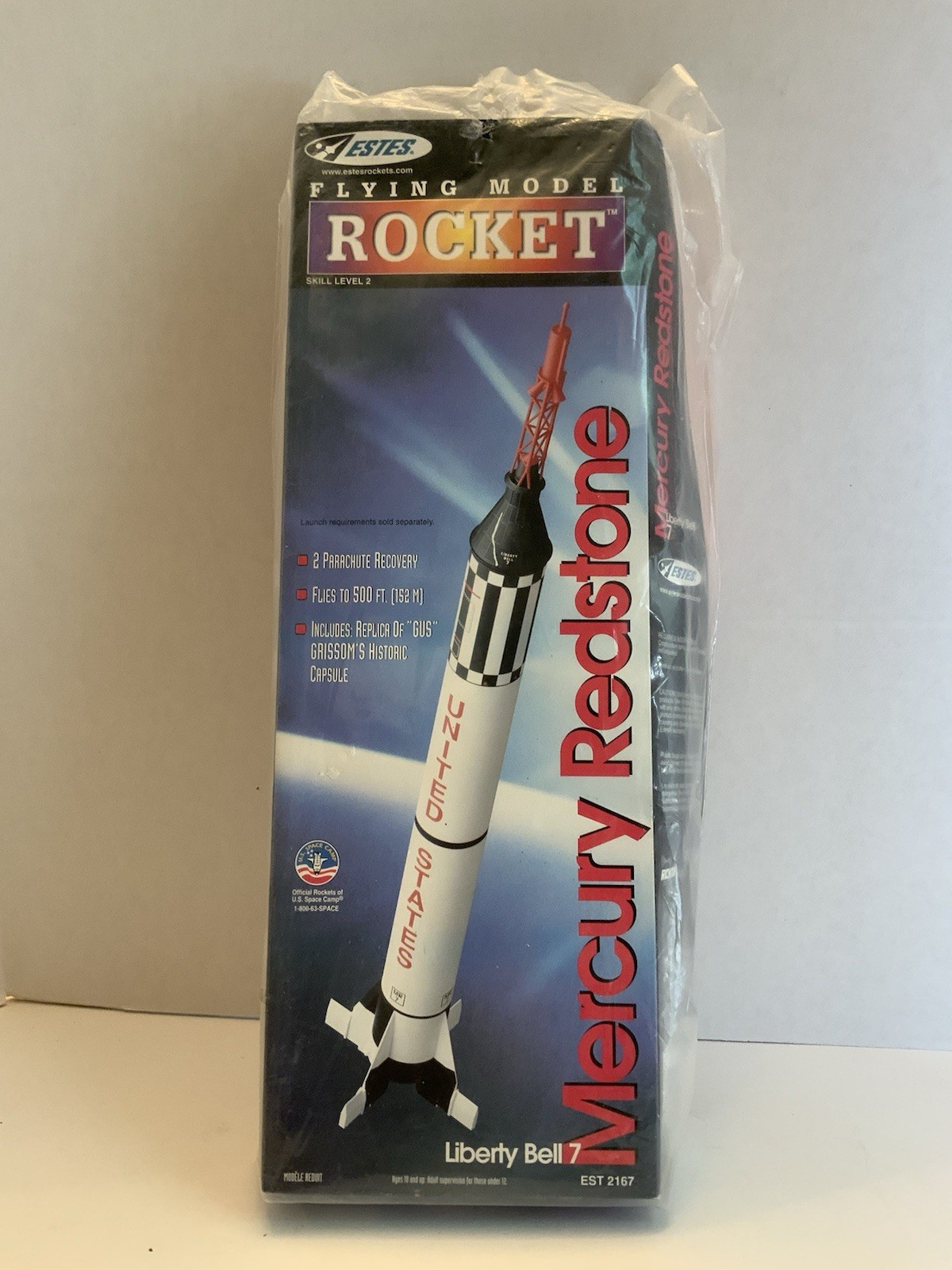 MERCURY REDSTONE Estes Liberty Bell 7 Model Rocket EST 2167 SEALED Package